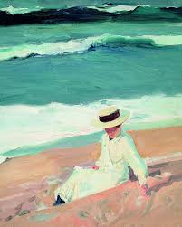 Figure au bord de mer, été